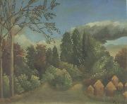Henri Rousseau The Haystacks oil on canvas
